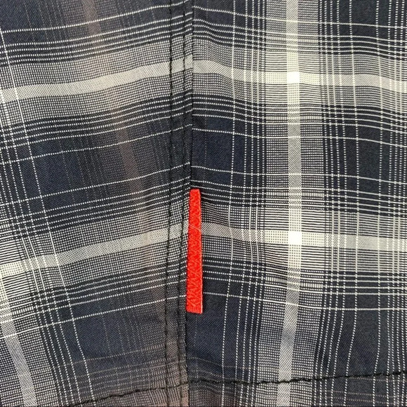 Avia Black and Gray Plaid Athletic Shorts - Picture 5 of 10